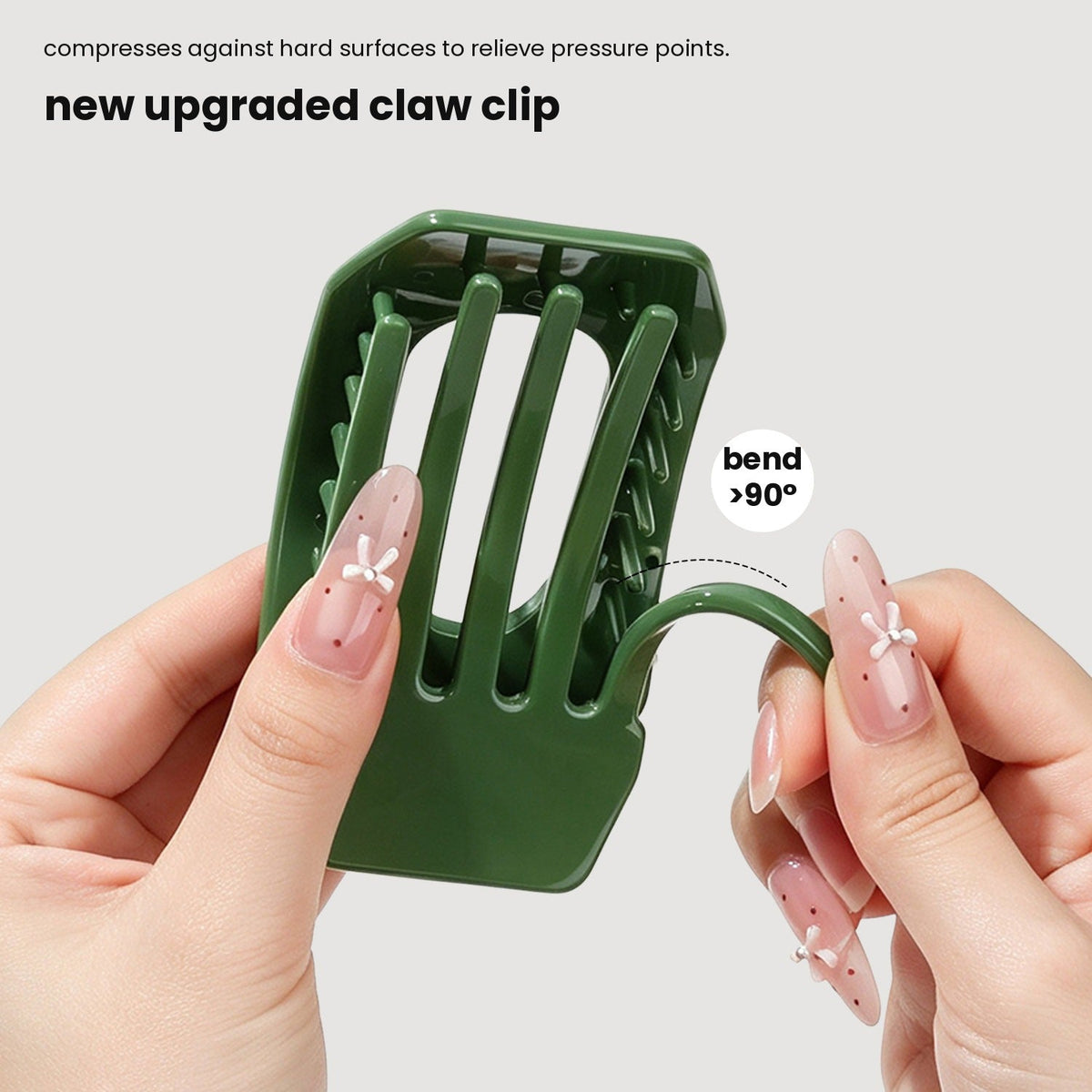 matcha green | bends past 90 degrees