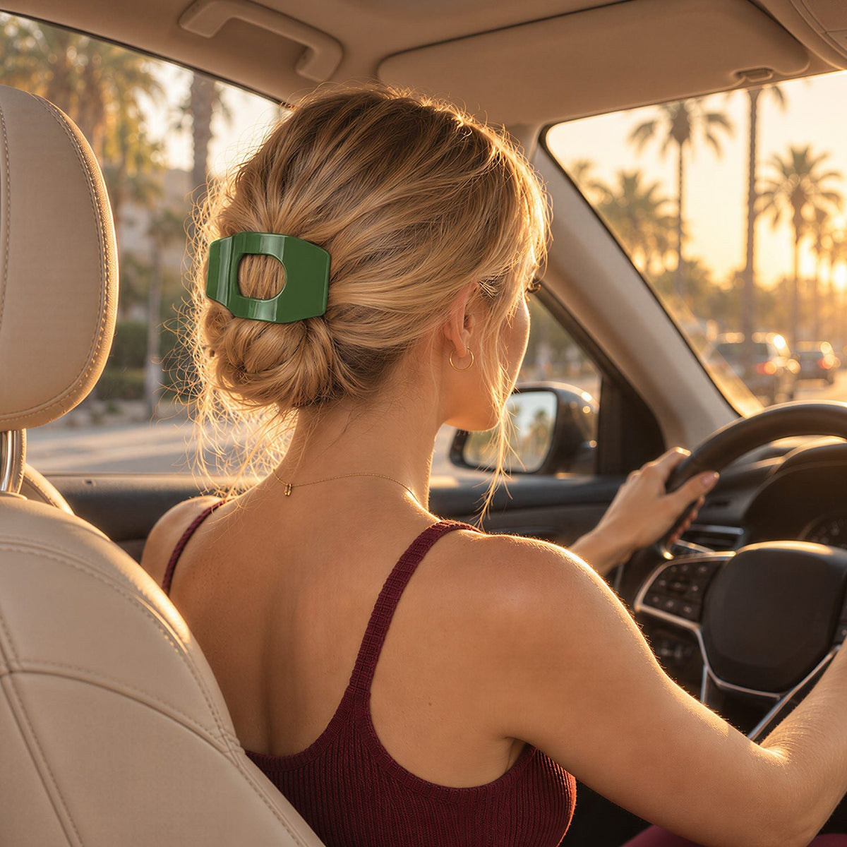 matcha green | worn while driving